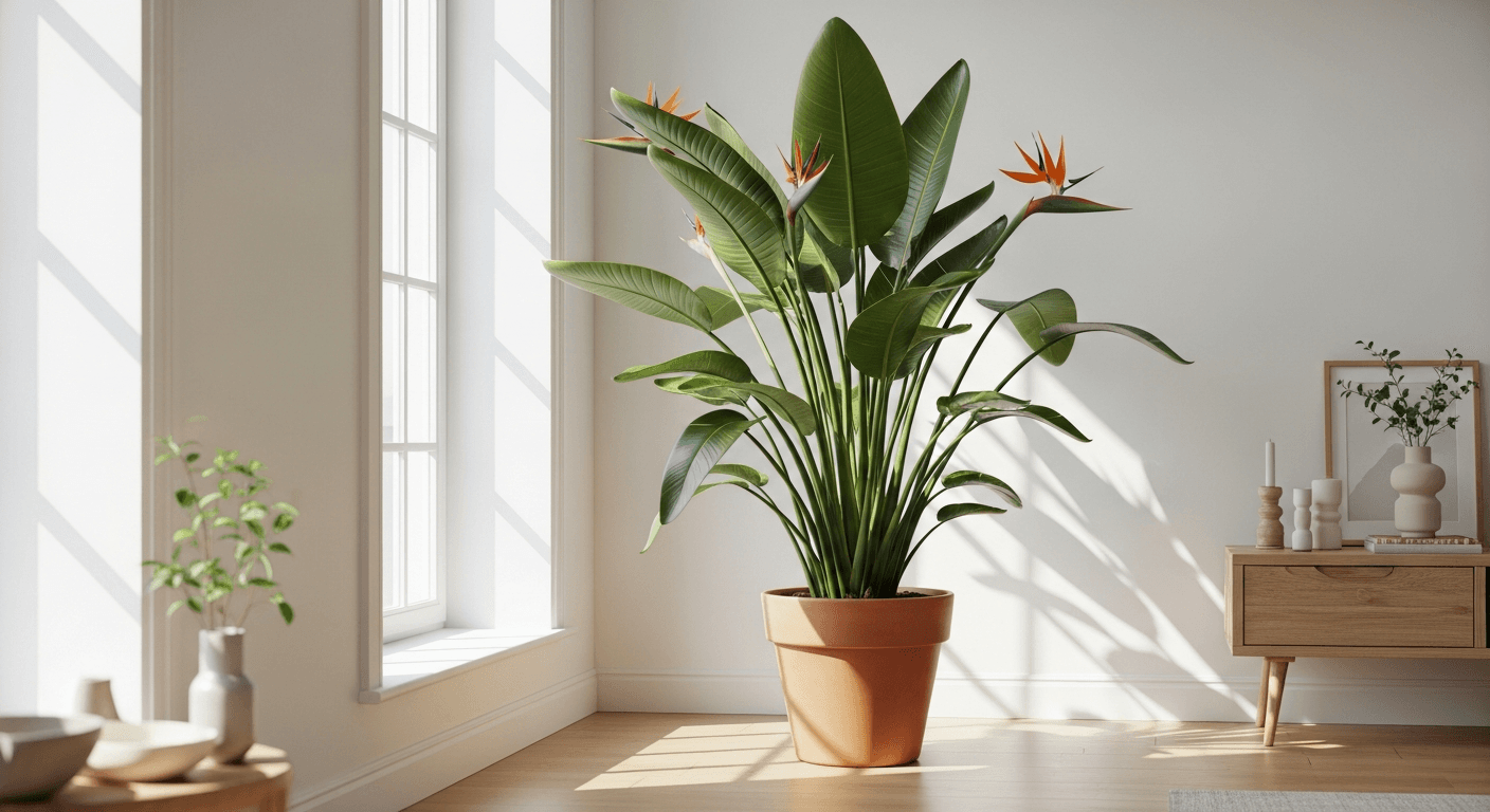 Bird of Paradise (Strelitzia): Care, Light and How It Blooms