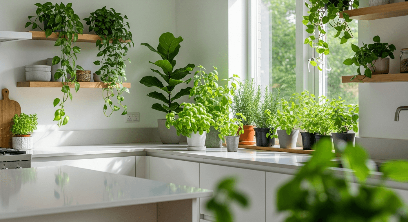 The Best Plants for the Kitchen (and Where to Put Them)