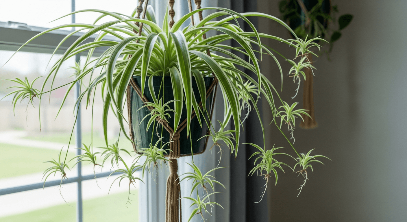 Cinta (Chlorophytum): cuidados de la planta colgante más fácil