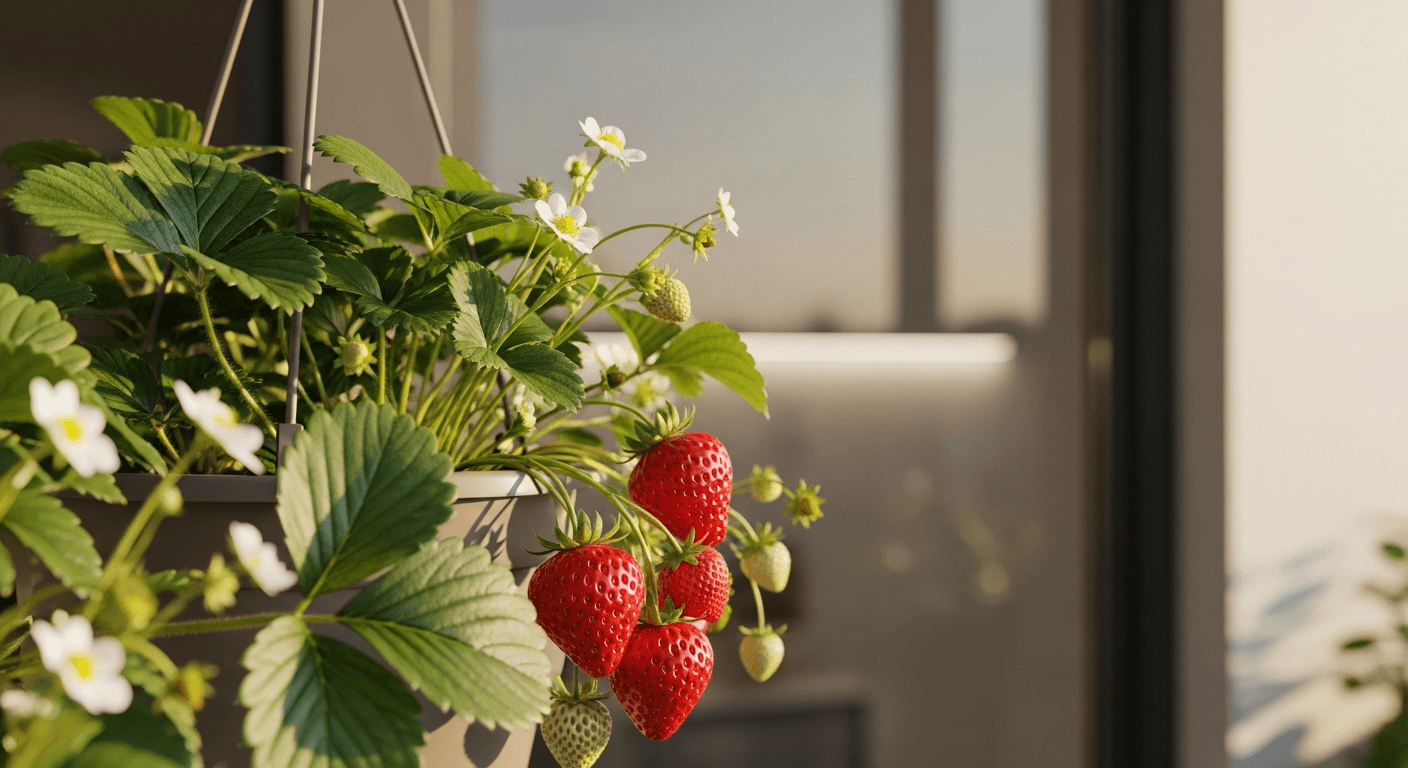 Cómo cultivar fresas en maceta en casa o el balcón