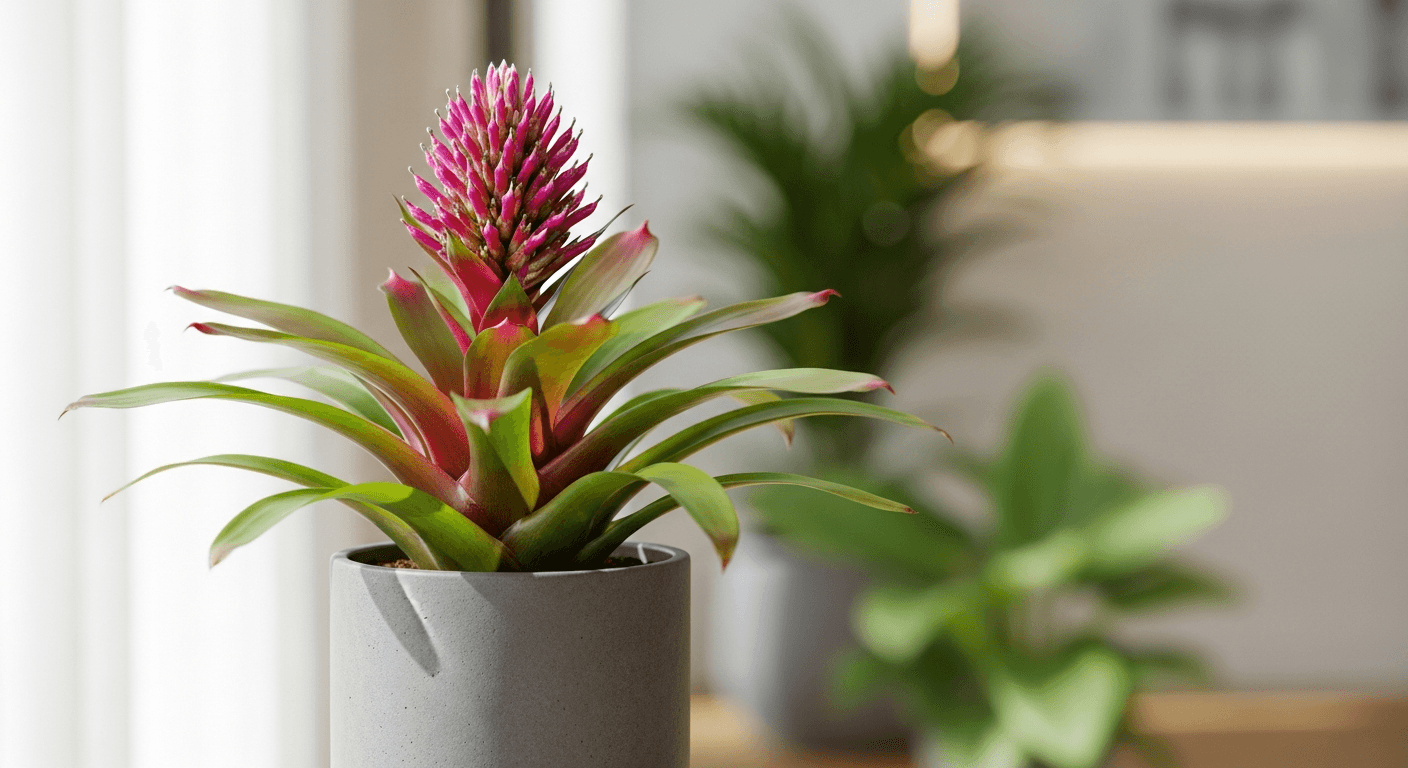 Bromelia: cuidados, riego en el cono y los hijuelos