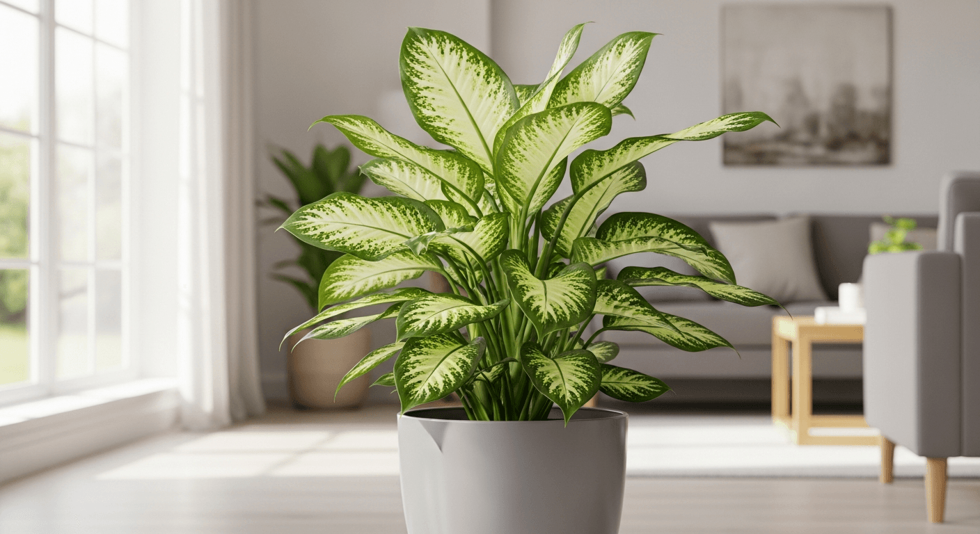 Difenbaquia (Dieffenbachia): cuidados y aviso de toxicidad